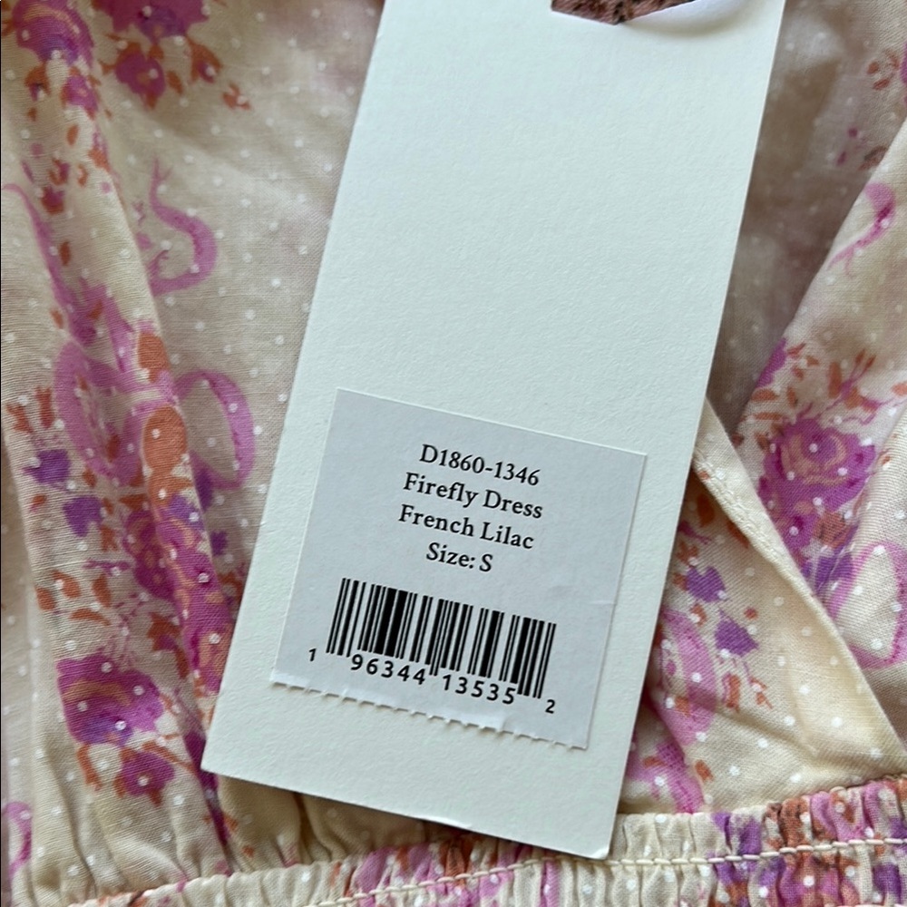 LoveShackFancy -Firefly floral pink/cream/lavender -NWT - Picture 8 of 10